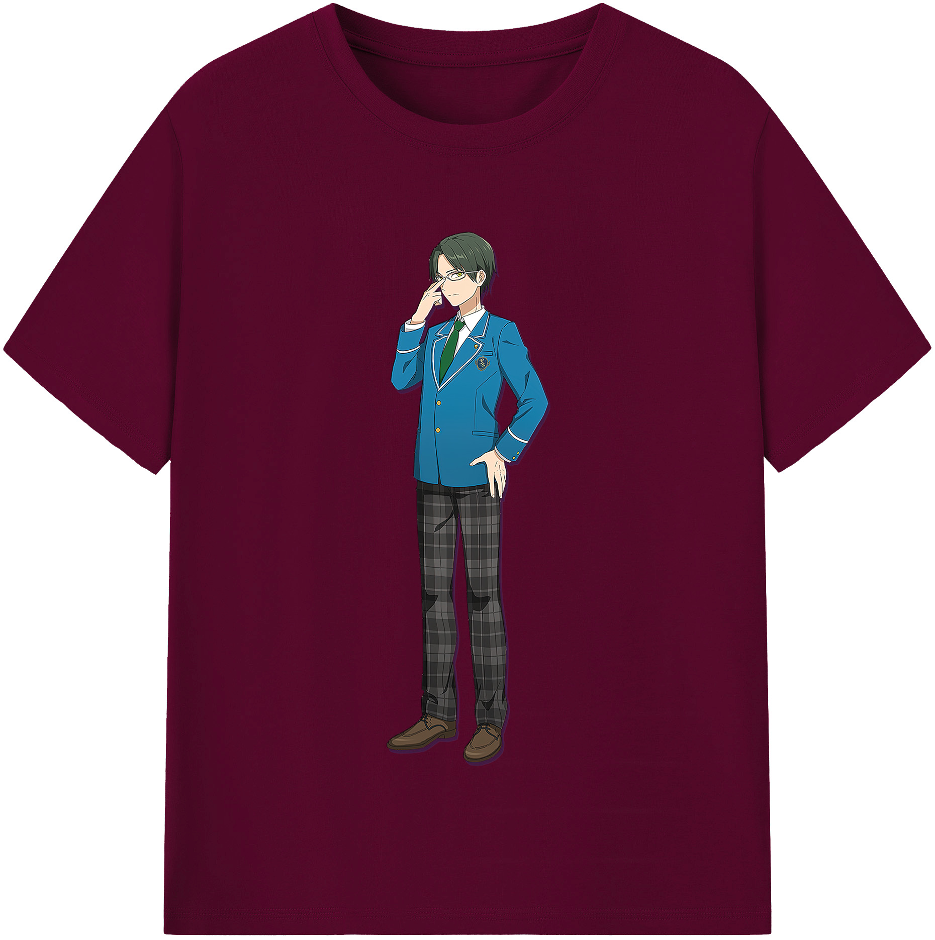 （画像用） あんさんぶるスターズ! Ensemble Stars レディースカジュアルプリントTシャツ（綿100％）